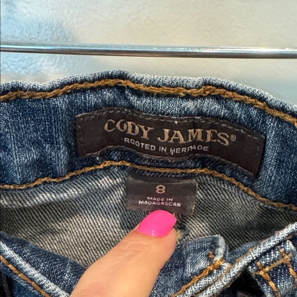 Cody James relaxed boot Jeans in Dark Blue Wash